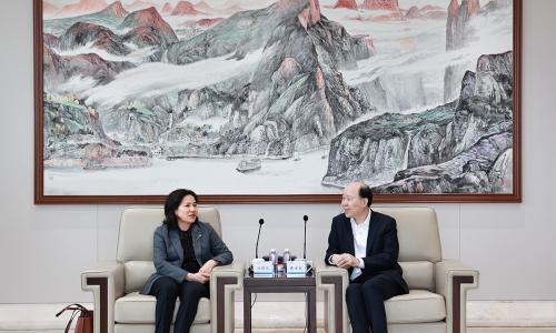 进出口银行浙江省分行党委书记、行长孙娟晓莅临非凡国际调研