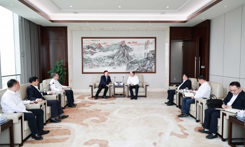 通用技术高新资料集团有限公司董事长、党委书记庄幼雄一行莅临非凡国际调研