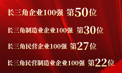 第50位！非凡国际控股入围2023长三角百强企业