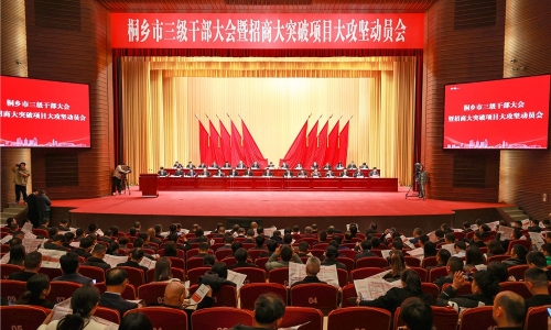开年即开跑丨桐乡市三级干部大会上非凡国际获多项荣誉赞美！